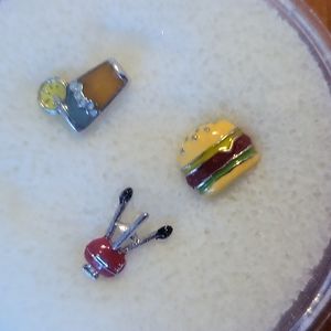 Origami Owl charm set of 3